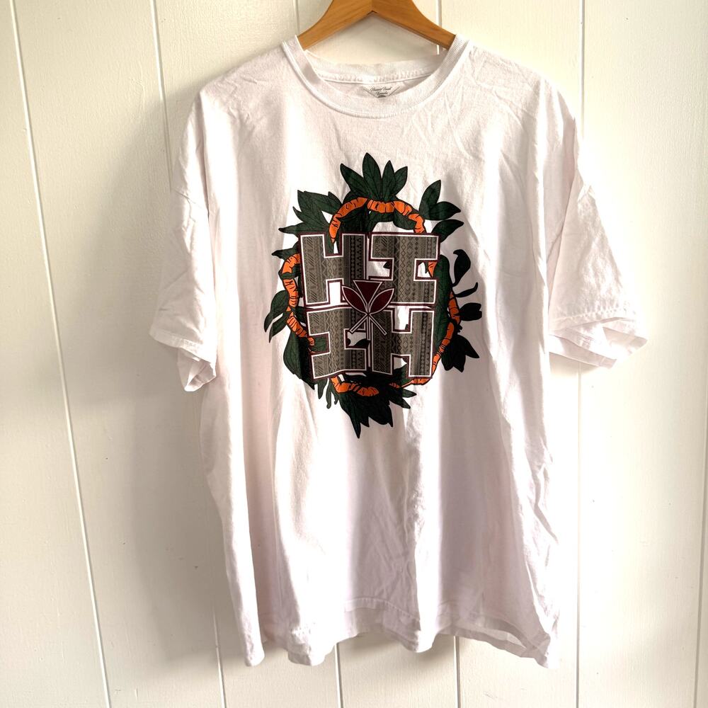 HI Hawaii's Finest Kaneohe 3XL Mens Local Top Hawaiian Polynesian Lei Summer